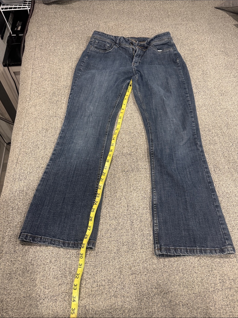 Lee Blue Flare Jeans with Subtle Fading